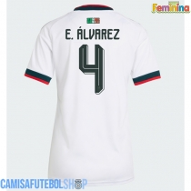 Camisa de time de futebol México Edson Alvarez #4 Replicas 2º Equipamento Feminina Mundo 2026 Manga Curta